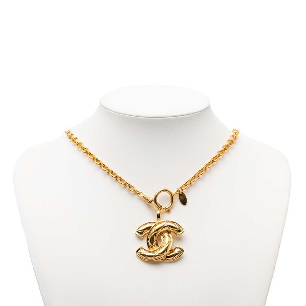CHANEL Gold Logo Necklace - Picture 6 of 6